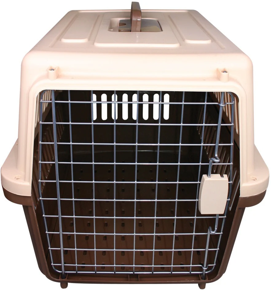 Carrier Pet One Lge 58x36x35 - Brown/cream - Image 3