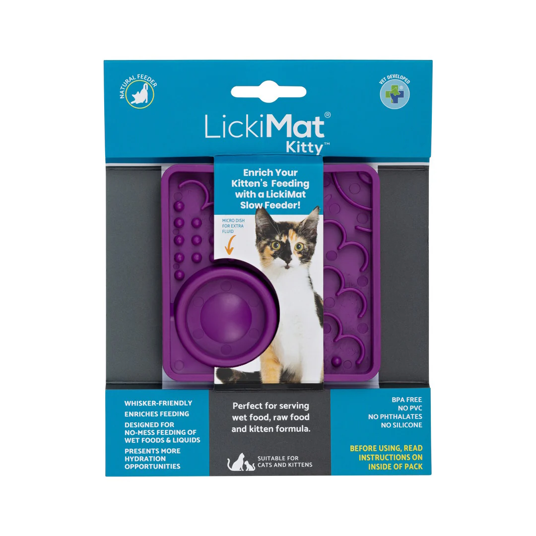 Lickimat for Kittens - Purple - Image 4