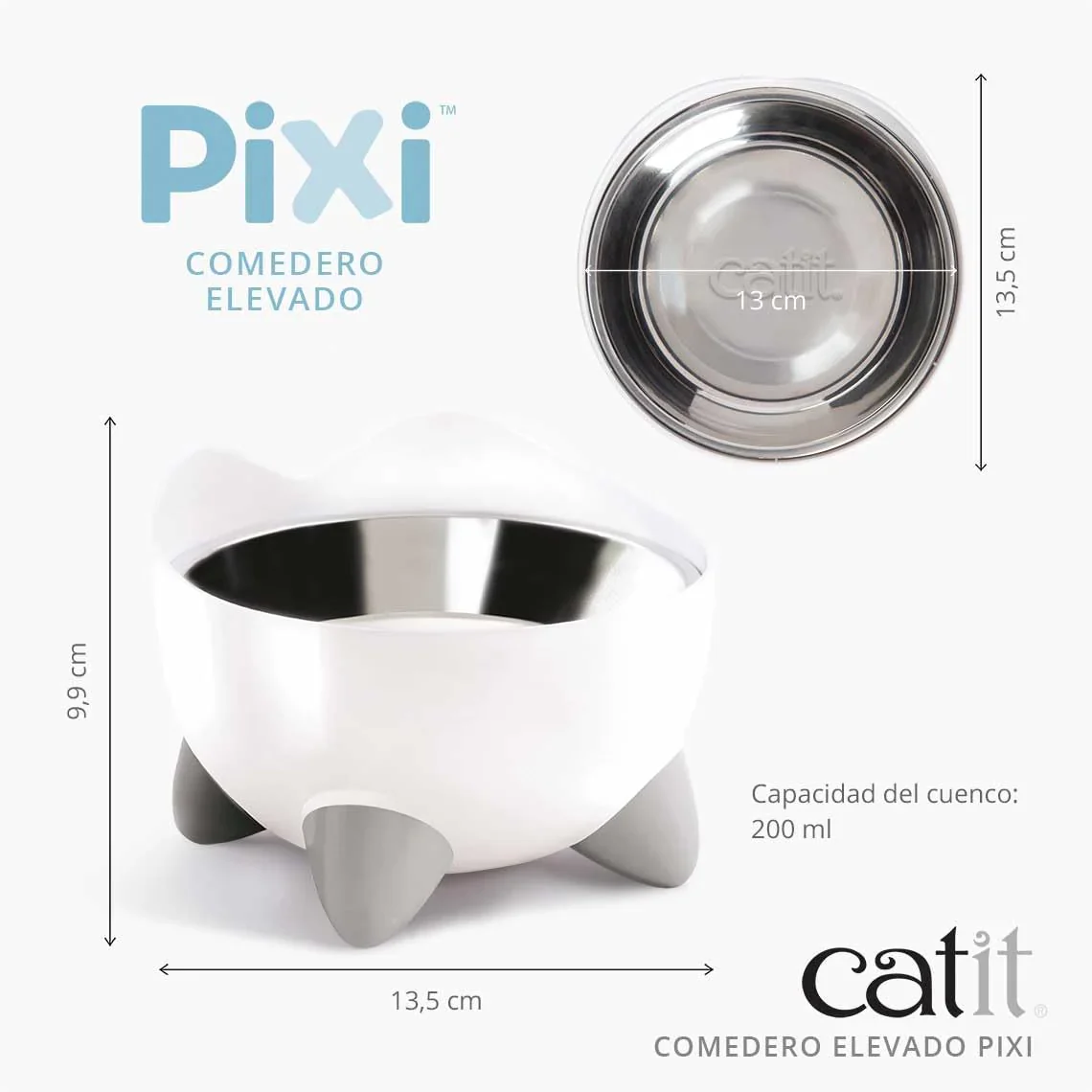 Pixi Elevated Feeding Dish - Image 3